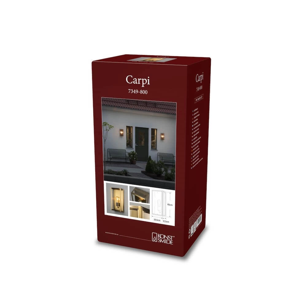 Gouden wandlamp Carpi KonstSmide 7318307349801