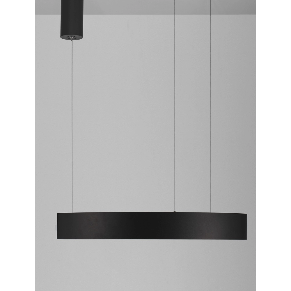 Hanglamp Morbido zwart Ø 60cm Lyora 5212017438645