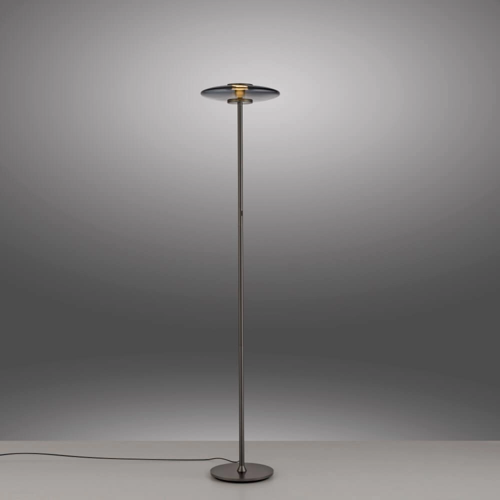 Design vloerlamp Pure Vitrum grijs Paul Neuhaus 4012248382721