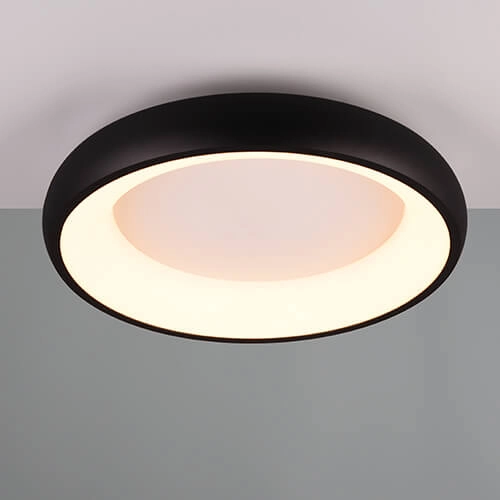 Led plafondlamp Cardona zwart - Ø 45cm Led plafondlamp Cardona zwart - Ø 45cm