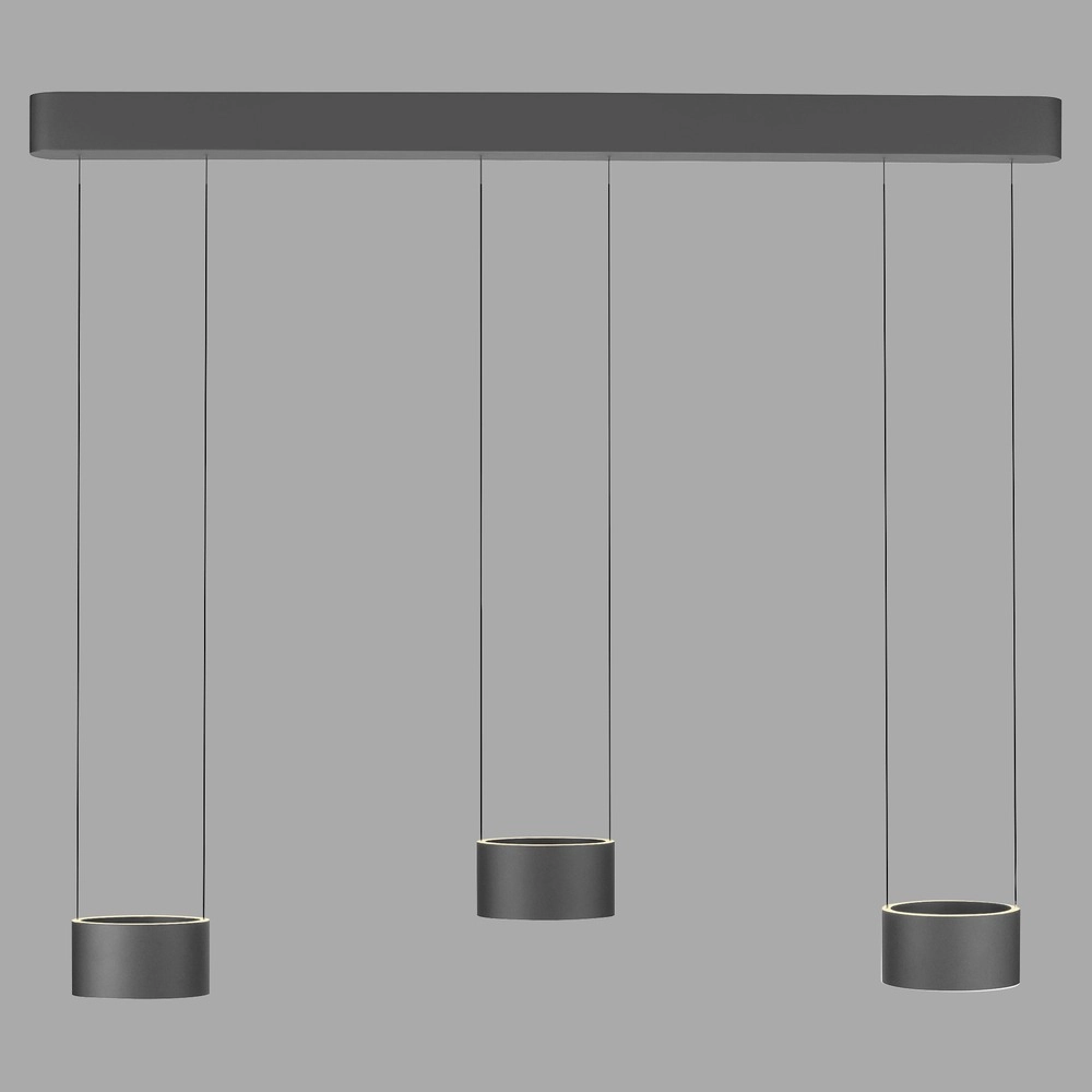 Design led hanglamp Pure Clipse Mystic grey