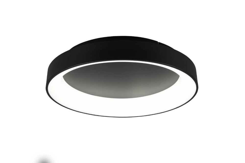 Led plafonnière Girona 48w - 2700-6000K - 60cm zwart Trio 4017807489866