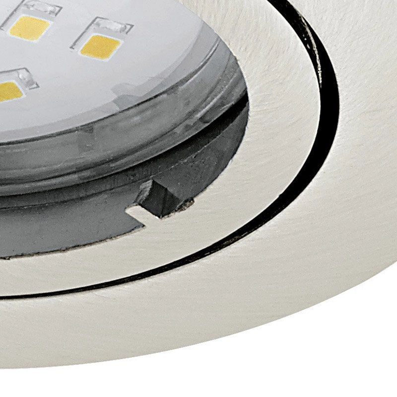 Inbouw spot Tedo set van 3 nikkel mat Eglo 9002759316891