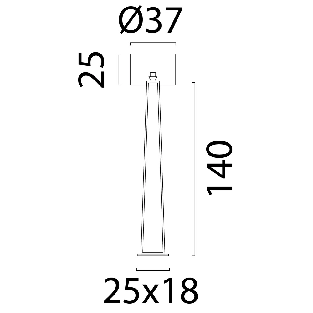Vloerlamp design Terry Dego beige terra Masterlight 8718121436432