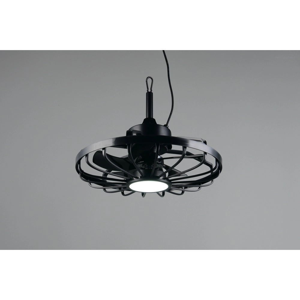 Zwarte ventilator Oslo Ø 51cm Trio 4017807689136