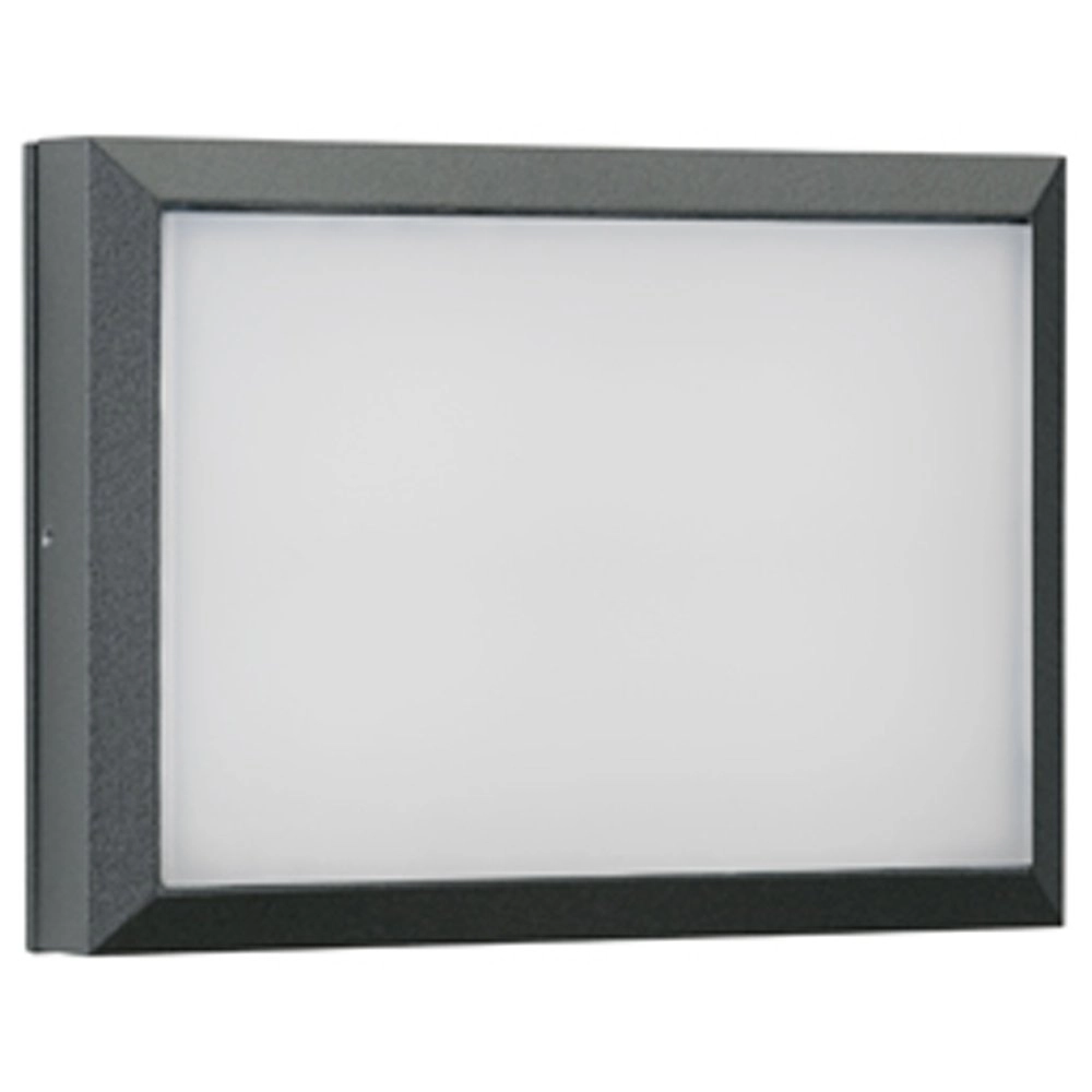 Buitenlamp rechthoekig Parel 26cm-antraciet