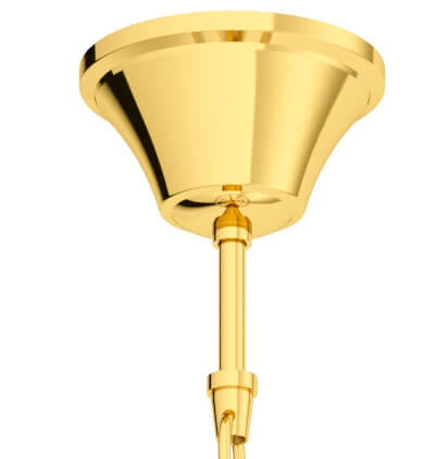 Gouden hanglamp Erseka Ø 38,5cm Eglo 9002759990985