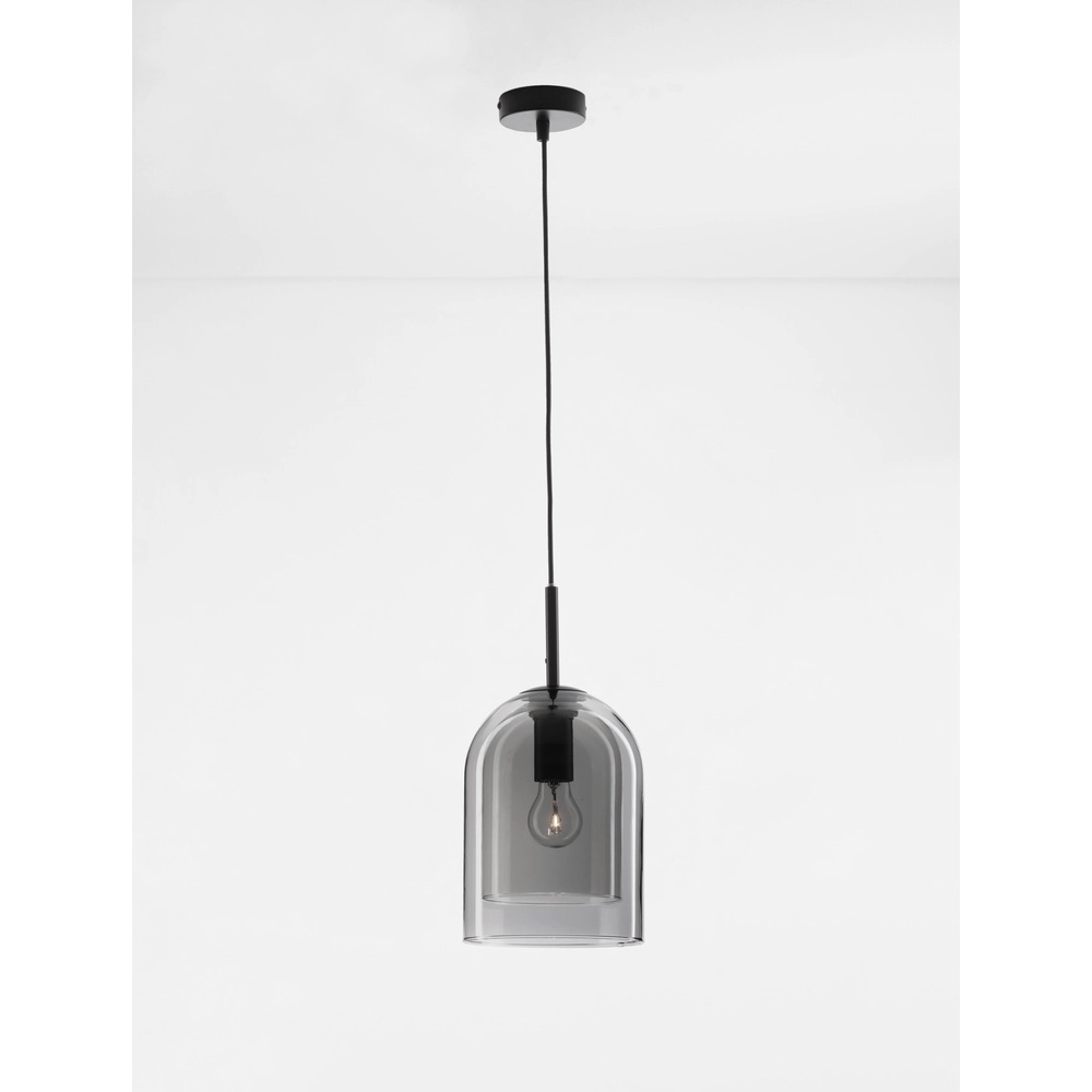 Hanglamp Velor enkel zwart