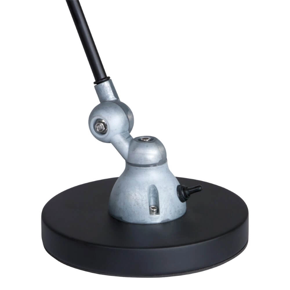 Landelijke bureaulamp Davin zwart met vintage grijs Steinhauer 8712746102017