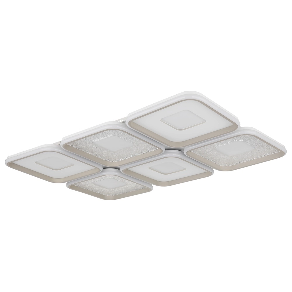 Moderne plafondlamp Mosaiko 100cm zand bruin Globo 9007371578764