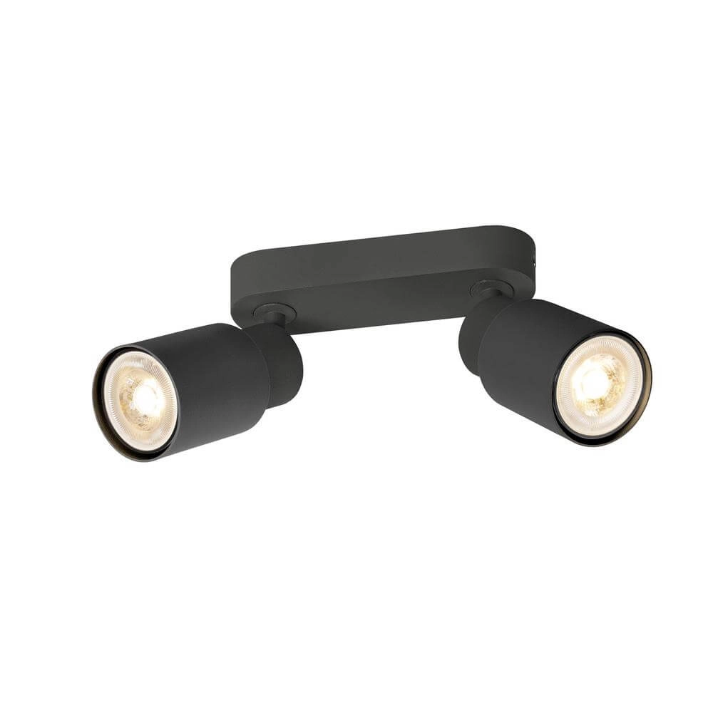 Dubbele spot Puri 2.0 Tube zwart Dubbele spot Puri 2.0 Tube zwart
