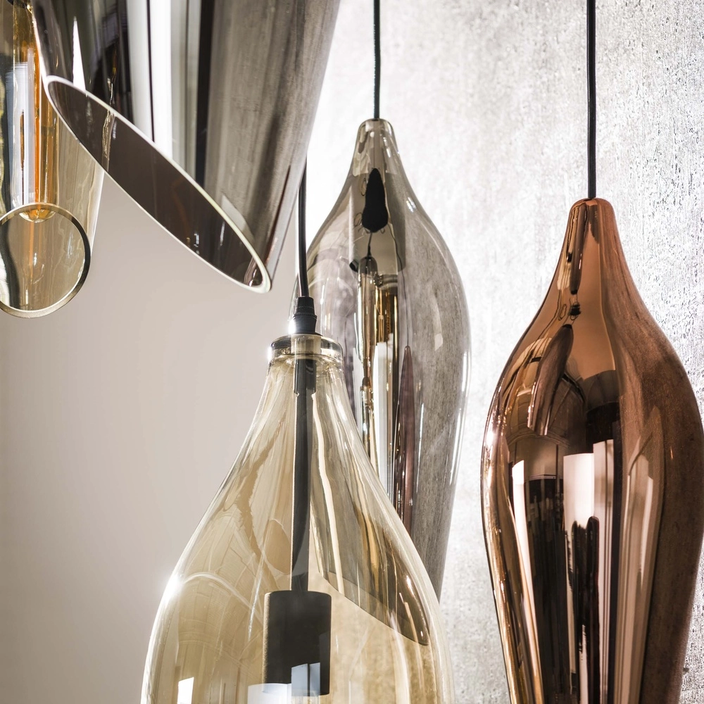 Vide hanglamp Cocoon 5x gekleurd glas Lyora 8716803511910