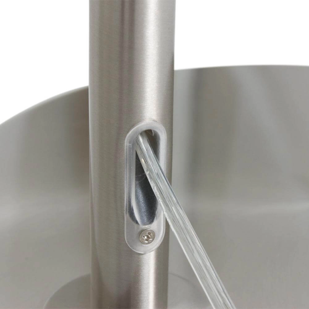 Vloerlamp Prestige Chic metaal met zwarte kap Steinhauer 8712746175592