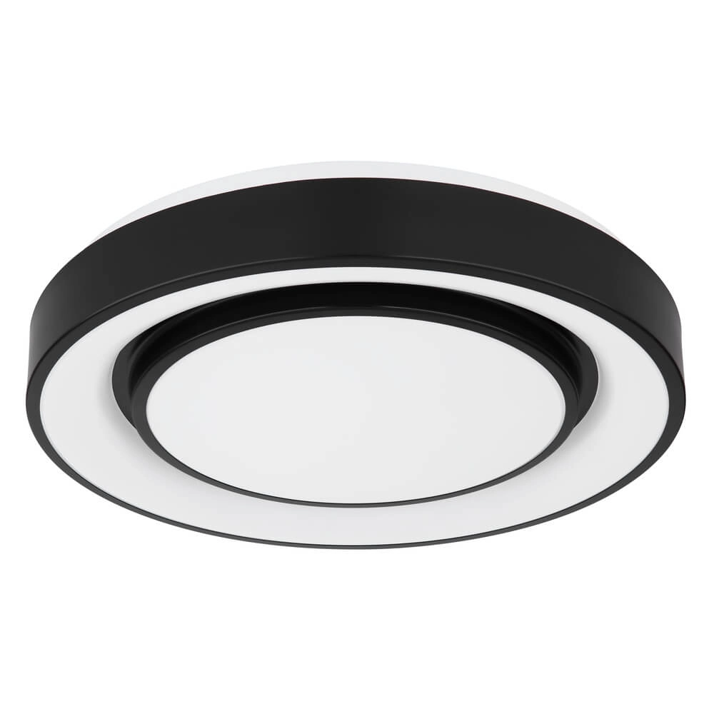 Plafonniere Sully zwart Ø 38cm Globo 9007371421954