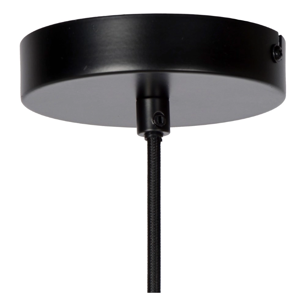 Design hanglamp Joanet Ø 22cm goud en smoke glas Lucide 5411212451422