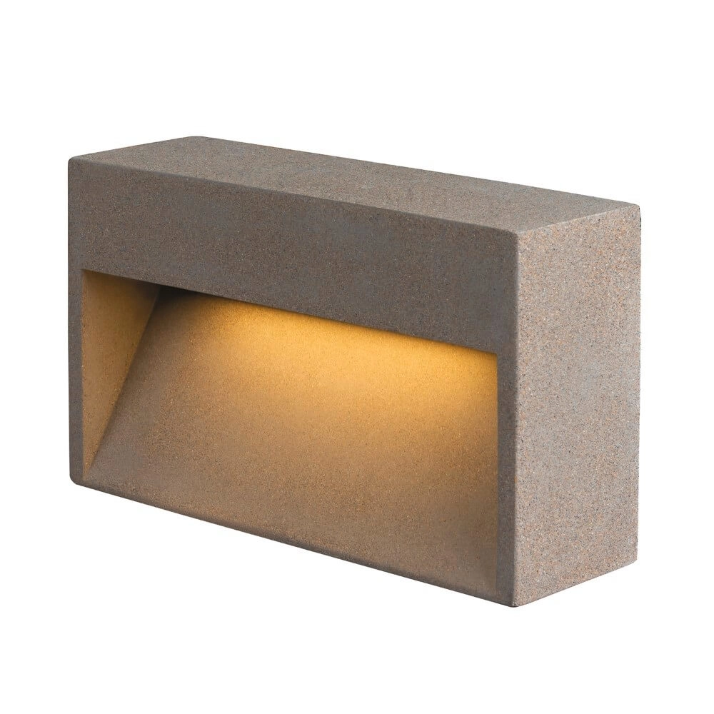 Led muurlamp Concreto L van beton