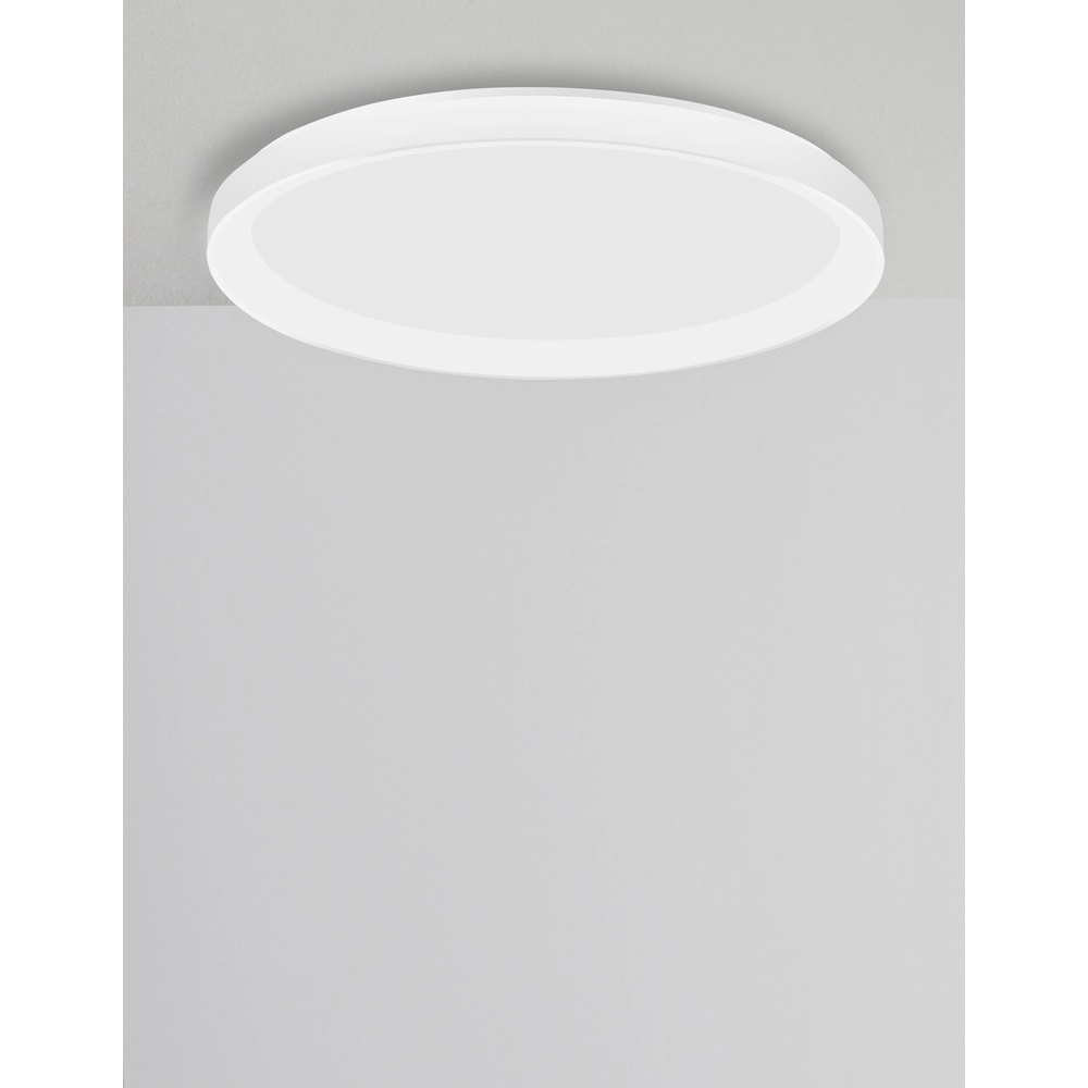 Design plafonniere Pertino Ø 58cm wit Lyora 5212017446008