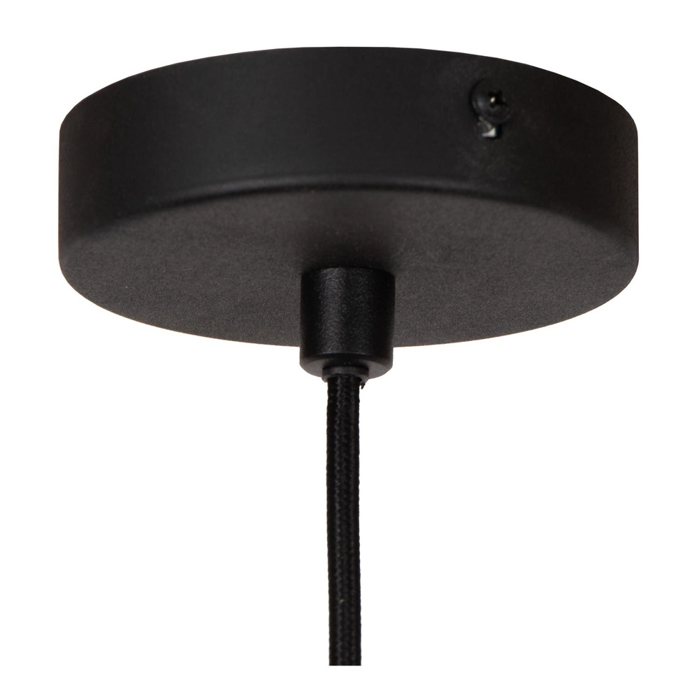 Design hanglamp Vulcan goud met zwart Lucide 5411212303455
