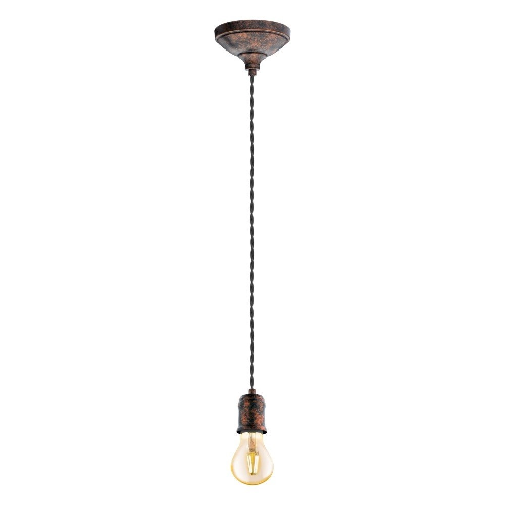 Bruin gevlamde hanglamp Yorth pendel Eglo 9002759325350