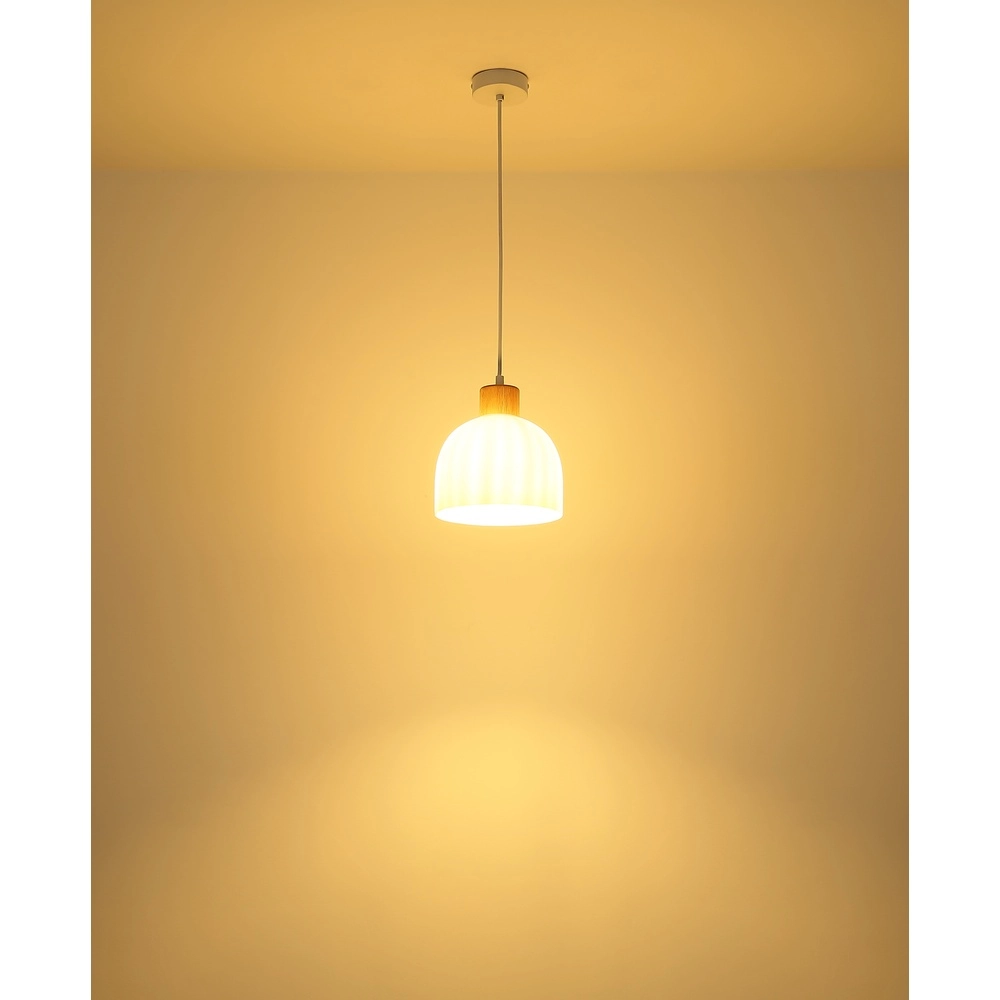 Hanglamp Swanson wit Ø 20cm Globo 9007371586998