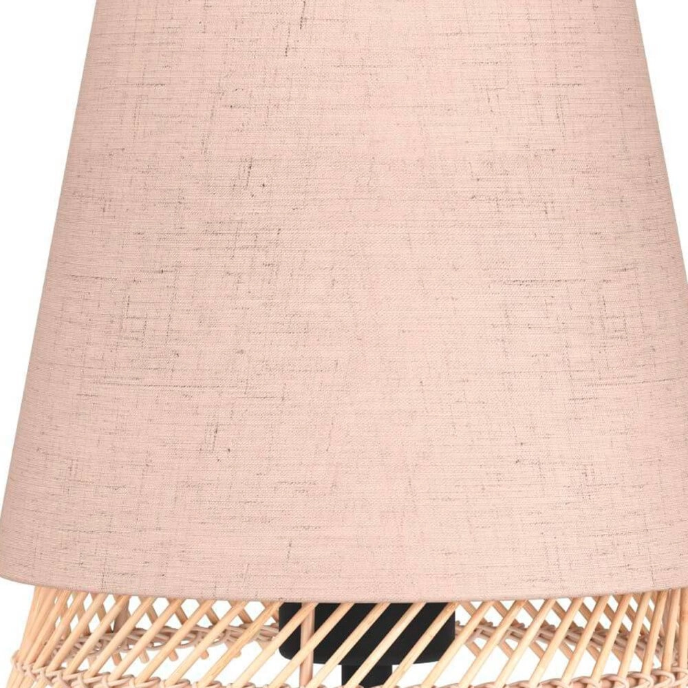 Tafellamp Tabley linnen met rotan Eglo 9002759439774