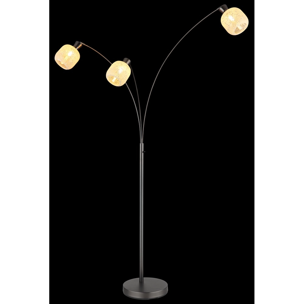 3-licht vloerlamp Brokana gunmetal Globo 9007371569472