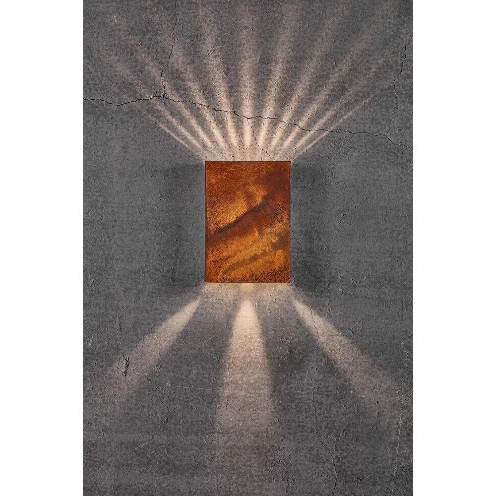 Wandlamp roestbruin Fold breed design Nordlux 5704924001987