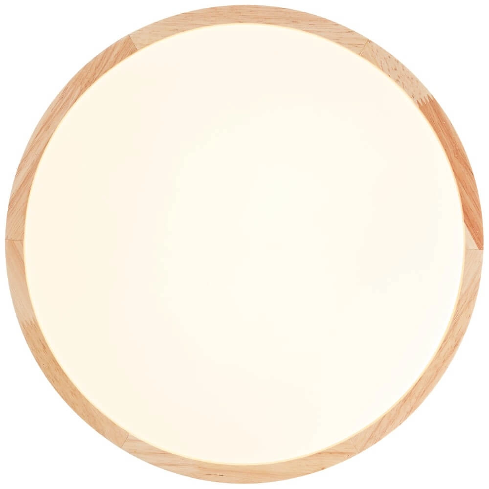 Houten plafonnière Slimline Ø 39cm Brilliant 4004353396229