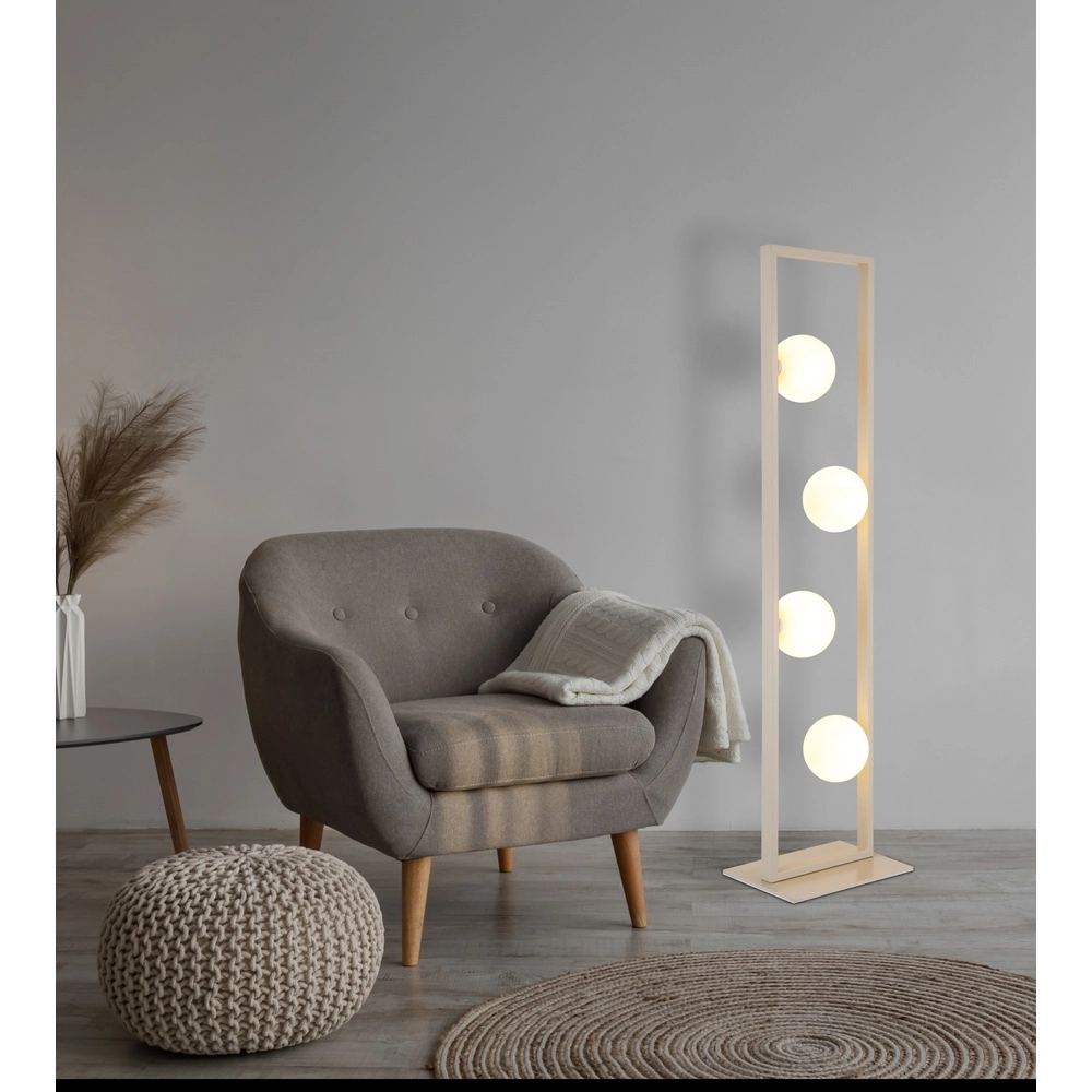 Design vloerlamp Nanda zand bruin Globo 9007371579037