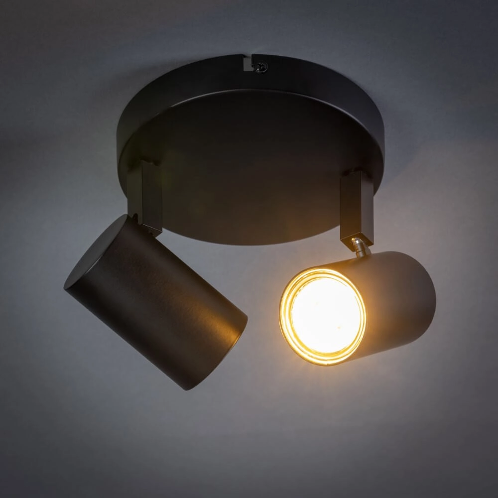 Dubbele opbouwspot The Common zwart ETH 8720195304296