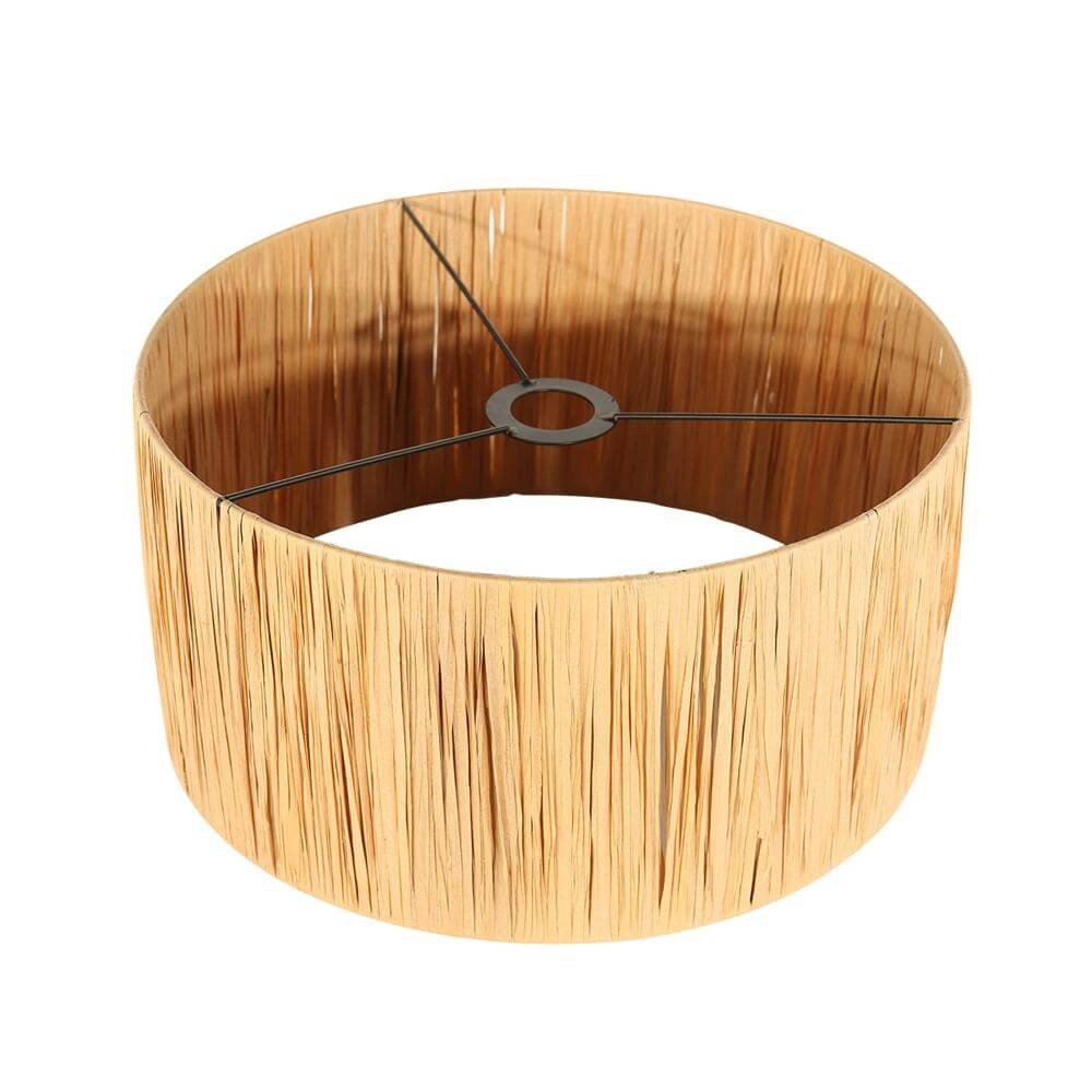 Tafellamp Lyons zwart met strokleurige kap 56cm Steinhauer 8712746172454