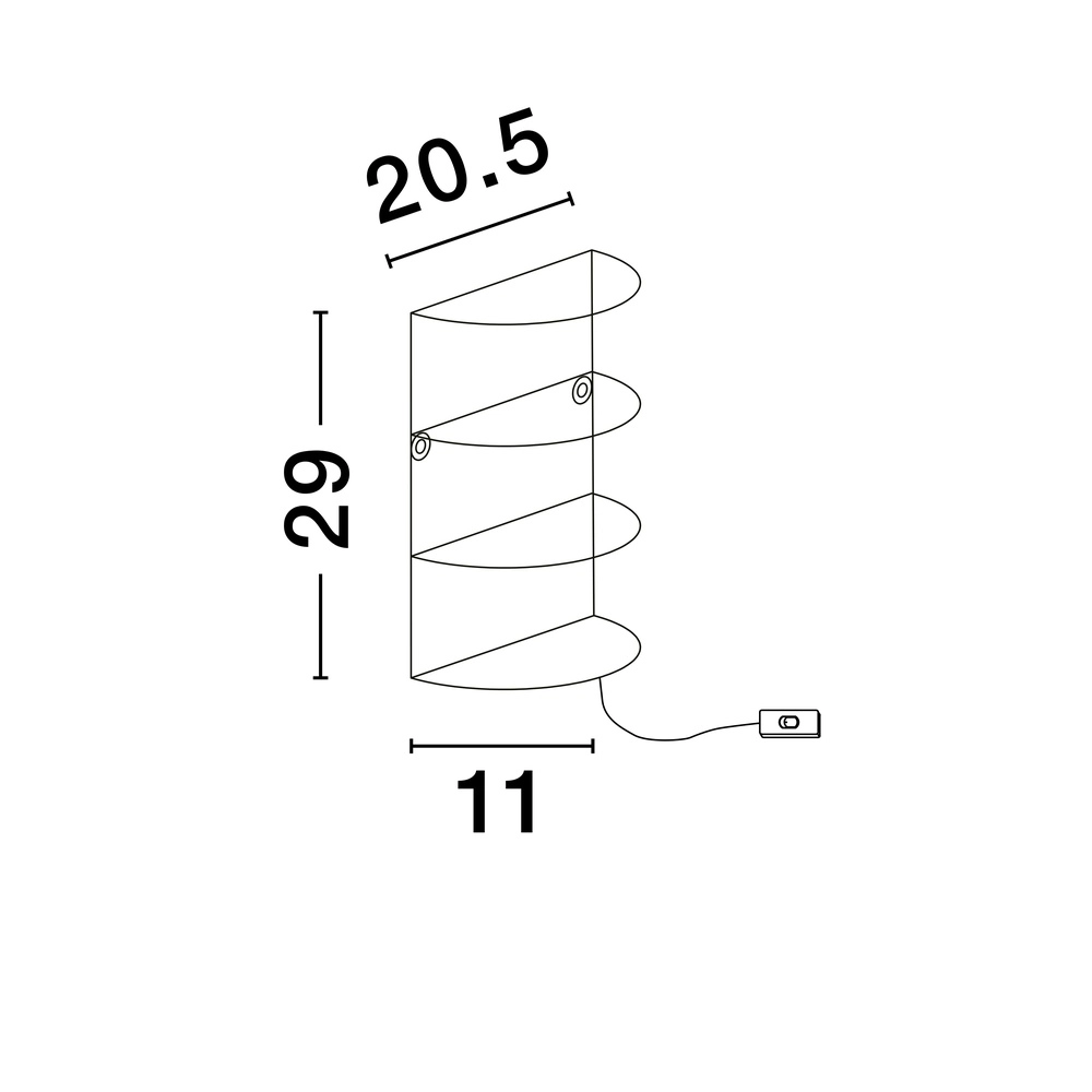 Wandlamp Lum rotan Lyora 5212017452931