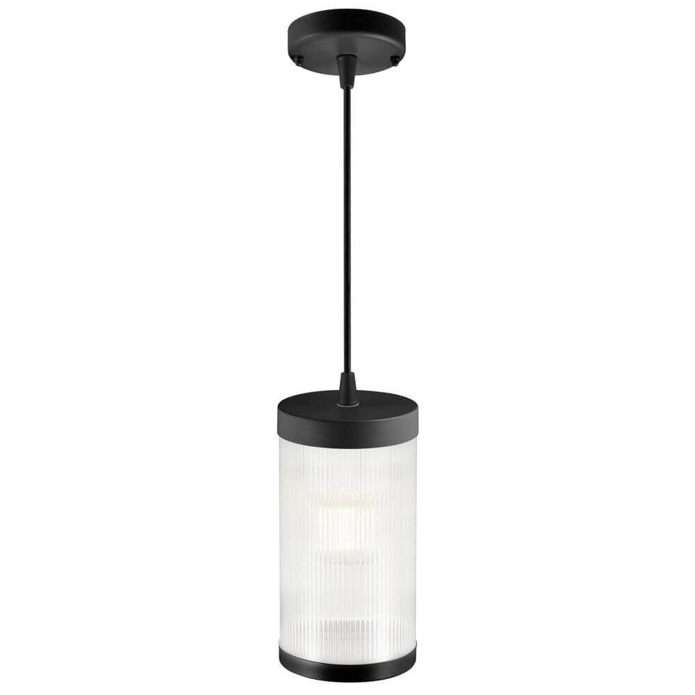 Glazen hanglamp Coupar zwart Nordlux 5704924010576