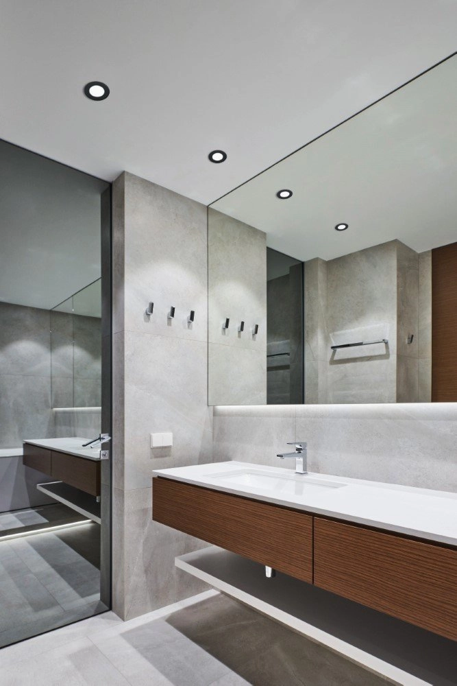 Led inbouwspot Fueva 5 IP44 - Ø 8,6cm zwart Eglo 9002759992118