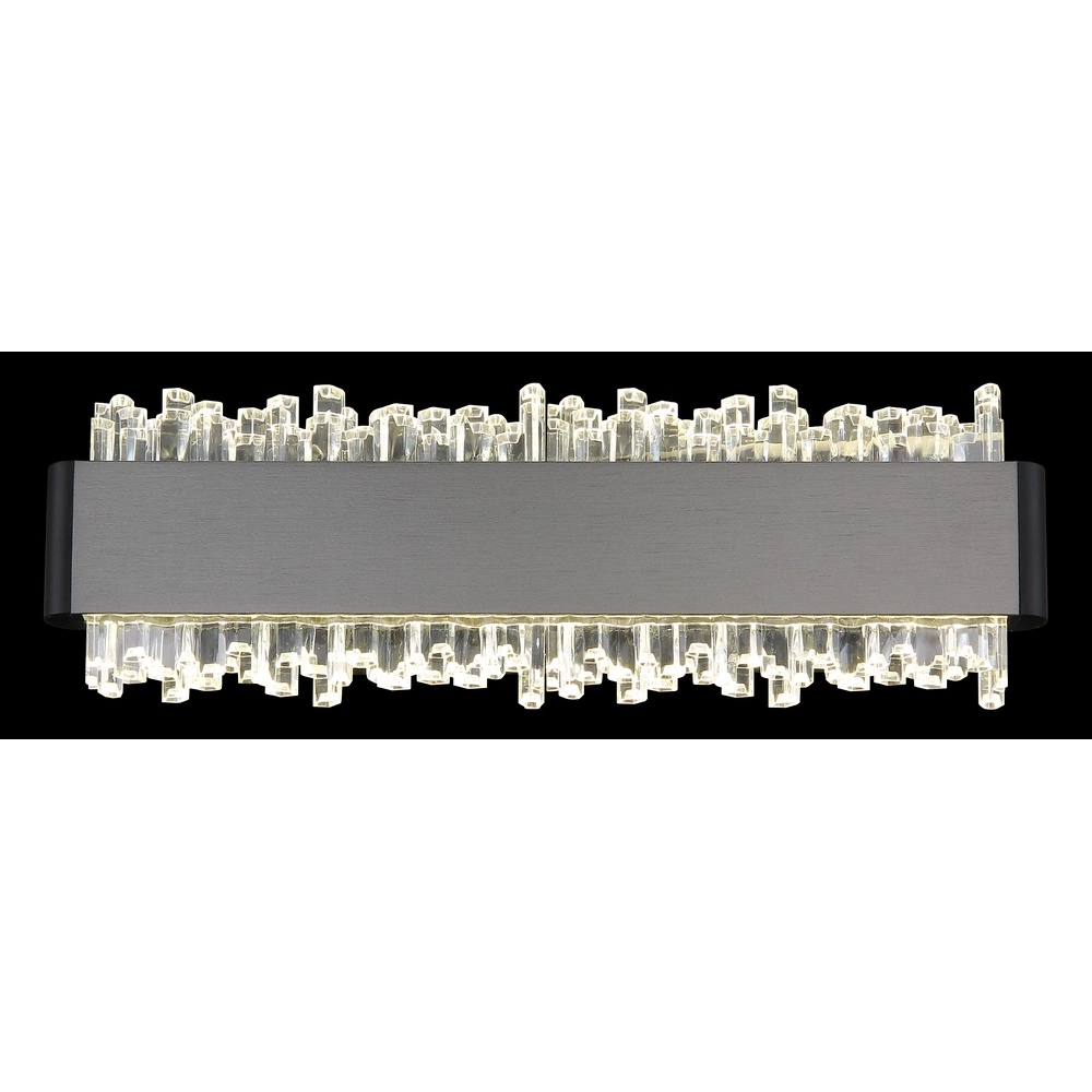 Zwarte wandlamp Stalagmita 25cm Globo 9007371578740