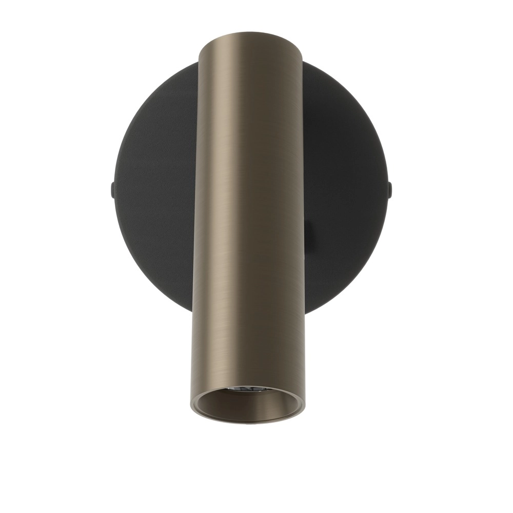 Opbouwspot Valproto zwart met brons Eglo 9008606392056