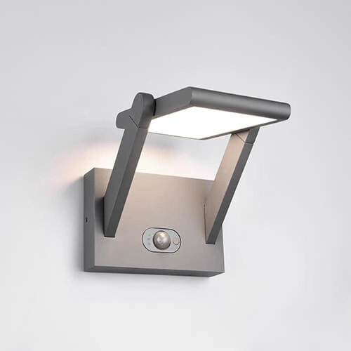 Hybride solar wandlamp Malawi met sensor Trio 4017807622508