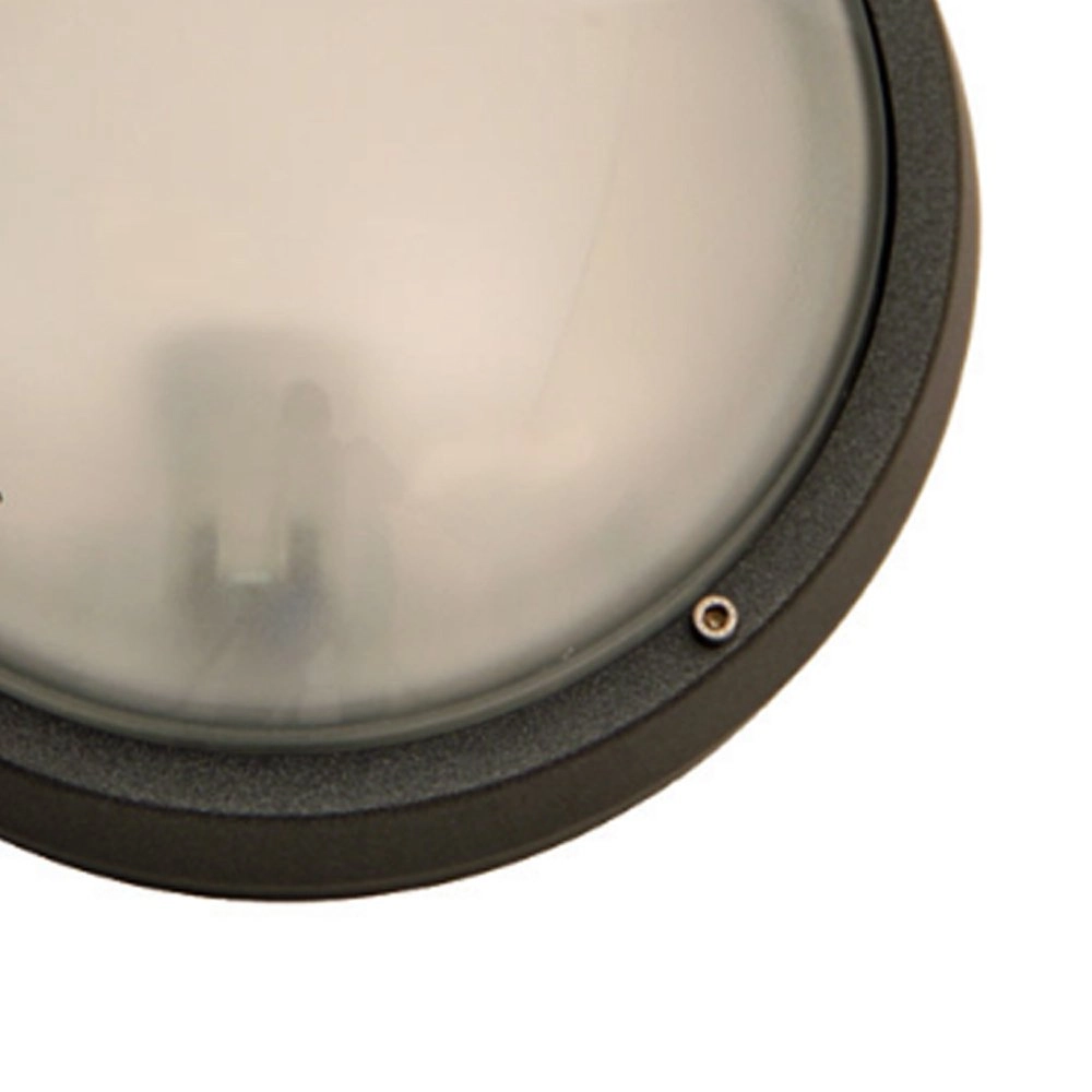 Ronde buitenlamp Docks Cross 26cm grafiet grijs Franssen 8010789052024