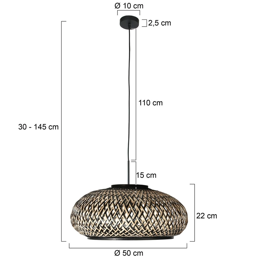 Hanglamp Sparkled Light Ø 50cm Steinhauer 8712746182705