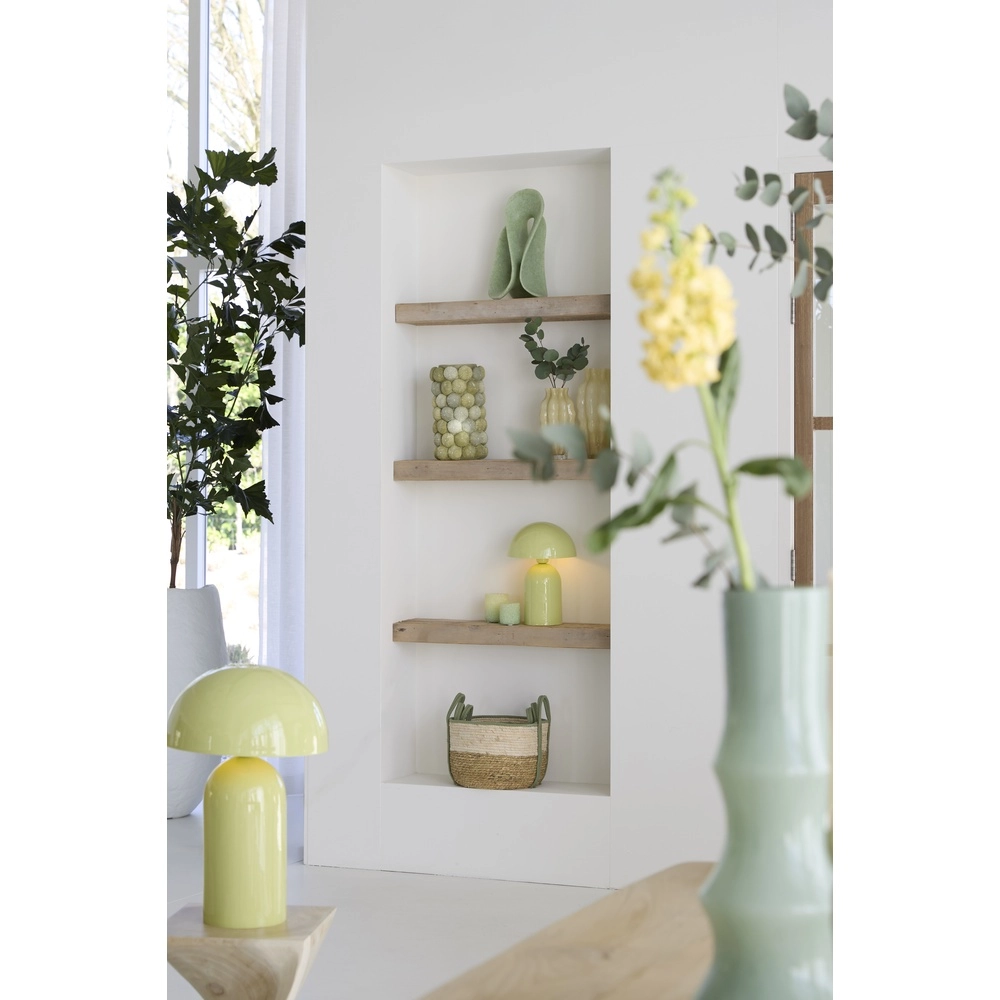 Champignon tafellamp Tolima glans licht groen - Ø 23cm Light & Living 8717807807818