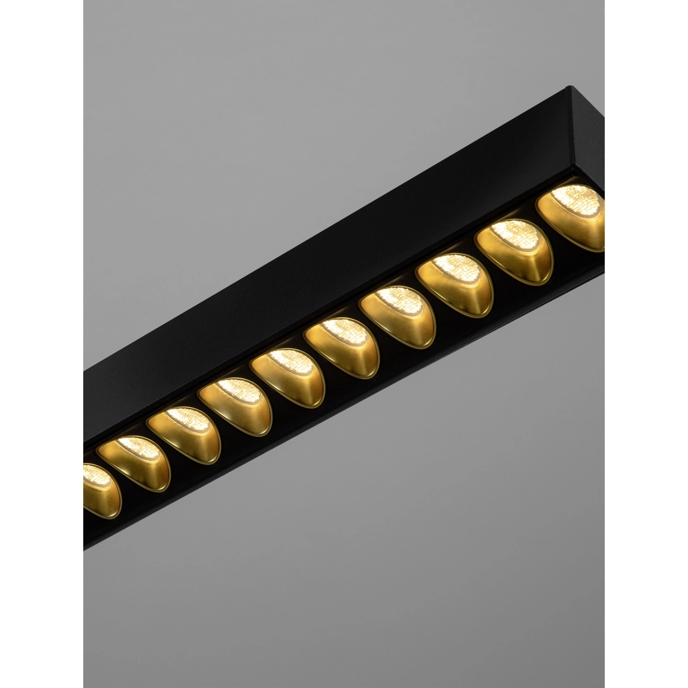 Straight pendant lamp Deos black Lyora 5212017463746