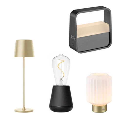 Oplaadbare tafellampen