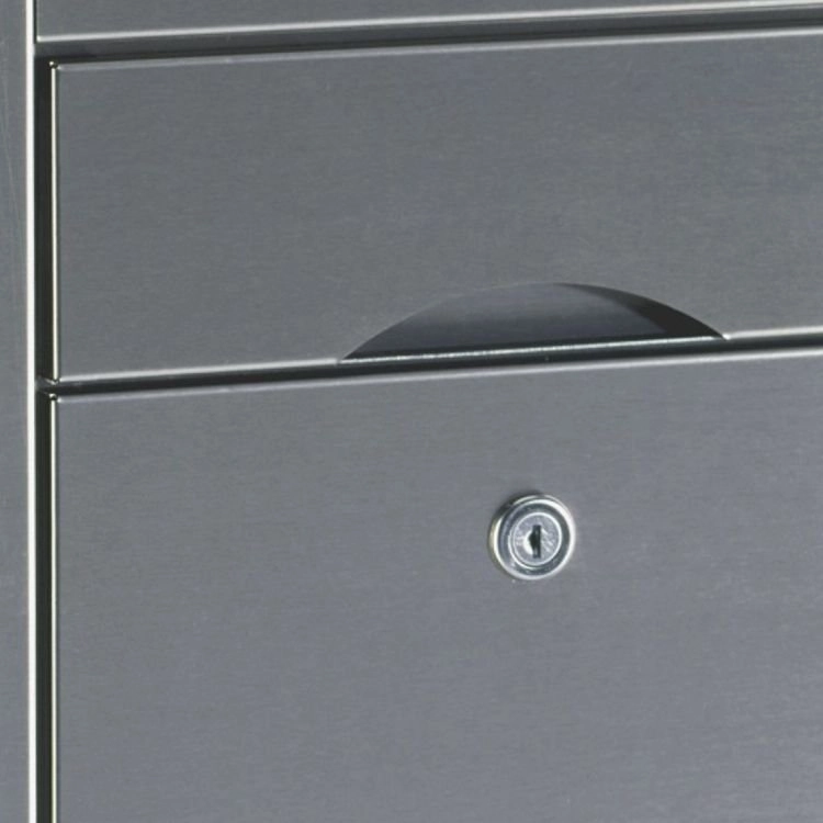 Rvs brievenbus Letter Design 40cm grijs Albert 4007235907742