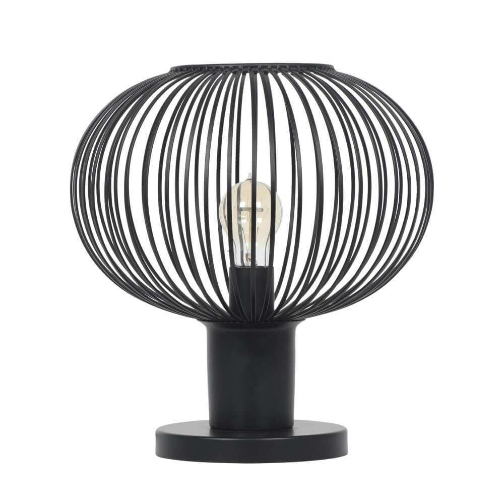 Draad tafellamp Gila Ø 33cm - zwart Trio 4017807629095
