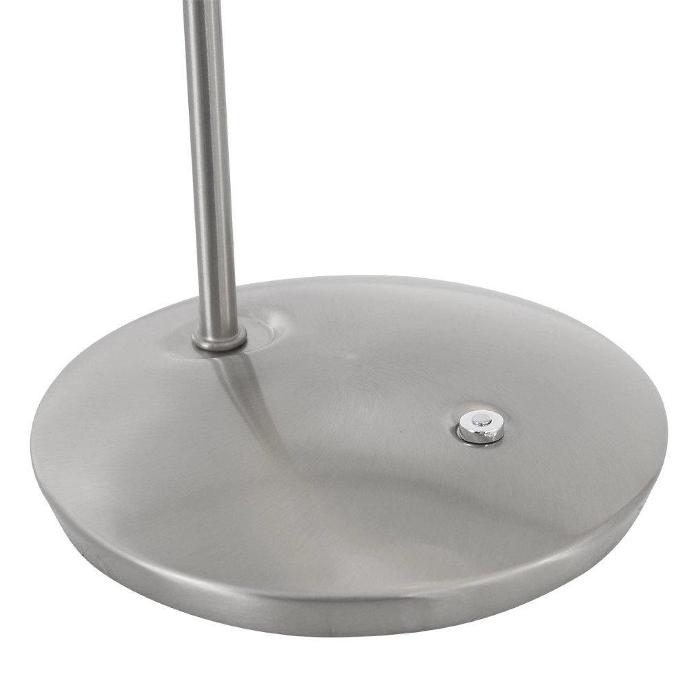 Moderne tafellamp Tallerken metaalgrijs Steinhauer 8712746132021