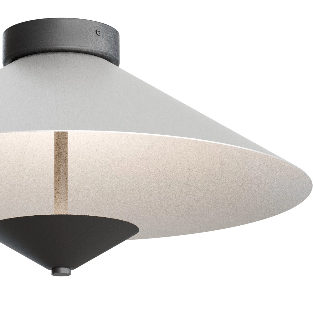 Plafondlamp Ceppo zwart met nikkel Ø 45cm Masterlight 8718121398167