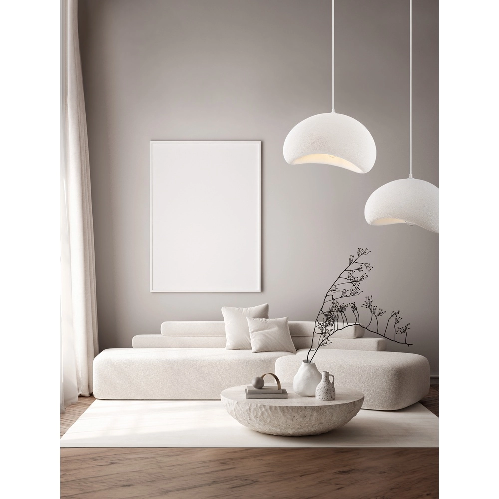 Natural pendant lamp Aere white 50cm Lyora 5212017460783