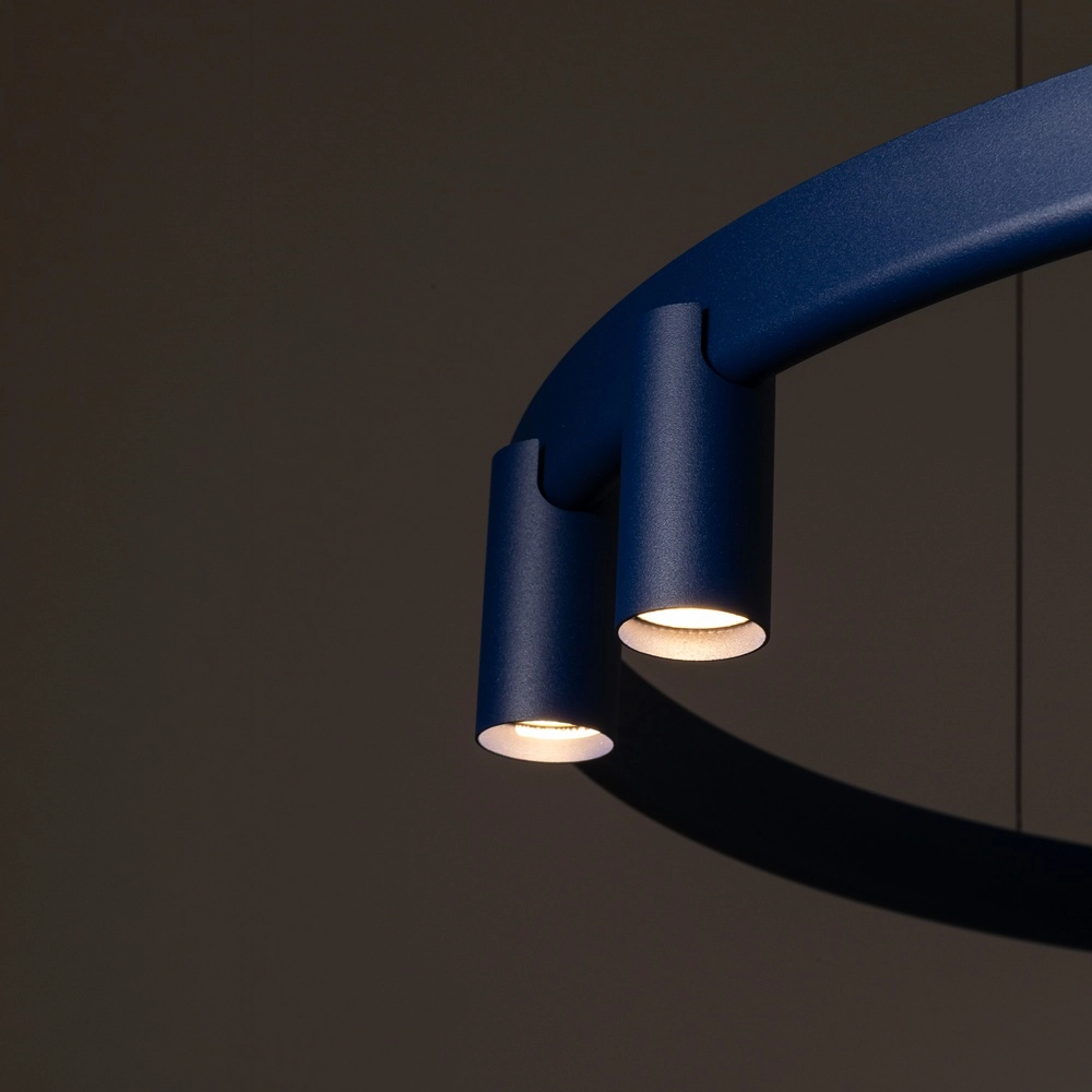 Design hanglamp Fourty marine blauw Ø 80cm Lyora 5903139122832