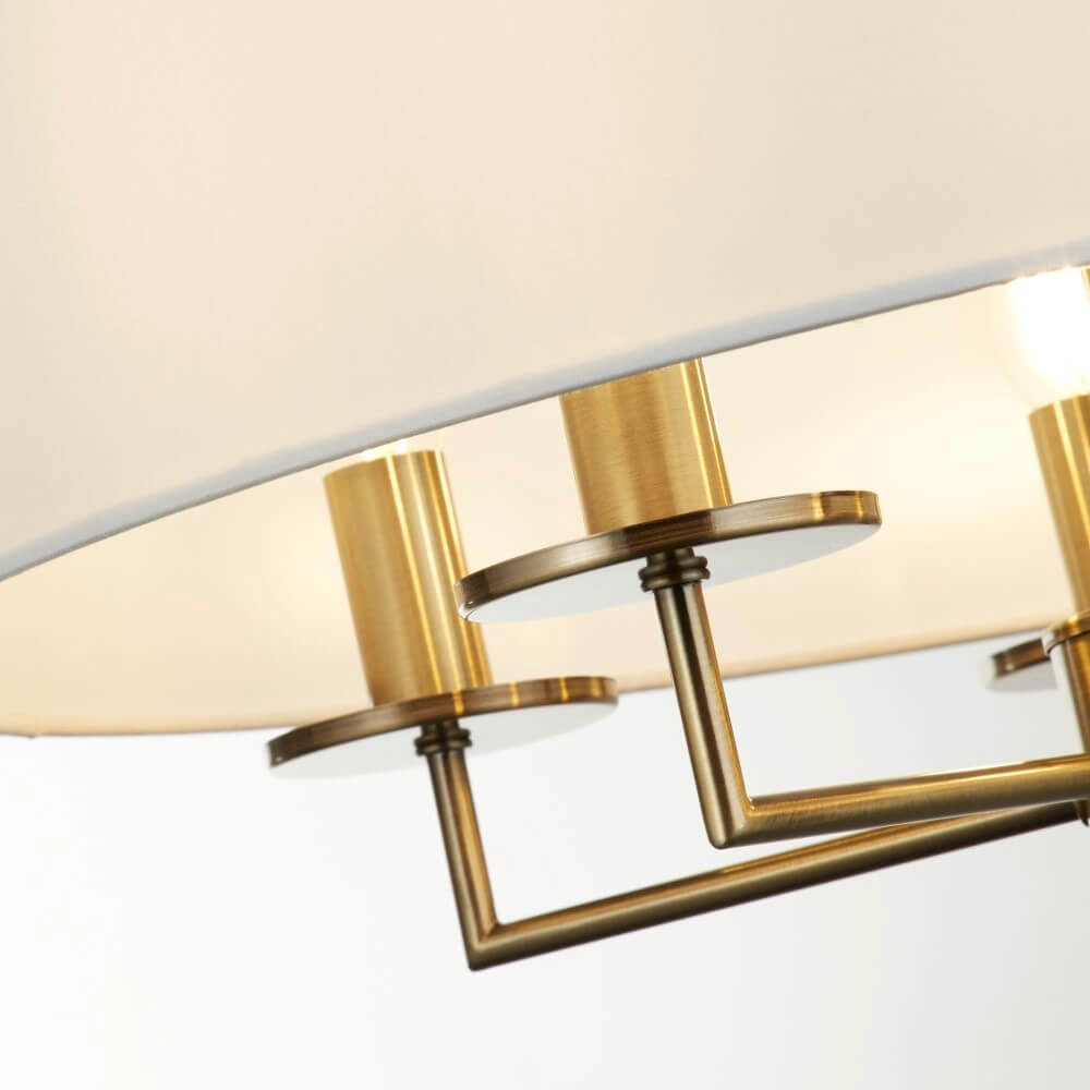 Klassieke hanglamp Knightsbridge goud Searchlight 5053423249964