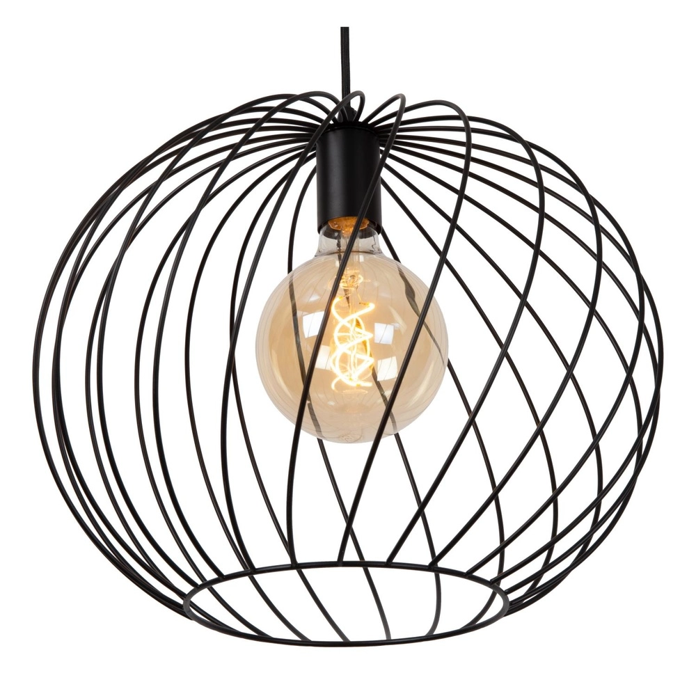 Hanglamp Danza Ø 40cm zwart Lucide 5411212211538